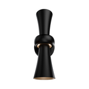 dweLED WSW106616 Fido 3-lt 16" Tall LED Outdoor Wall Sconce, 4CCT