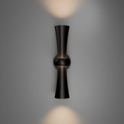 dweLED WSW106624 Fido 3-lt 24" Tall LED Outdoor Wall Sconce, 4CCT