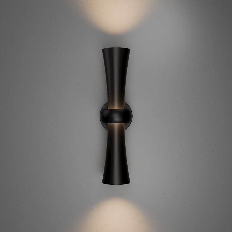 dweLED WSW106624 Fido 3-lt 24" Tall LED Outdoor Wall Sconce, 4CCT