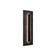 Modern Forms WSW218620 Bell Tower 1-lt 20" Tall LED Outdoor Wall Sconce, 4CCT Selectable-Basalt Stone/Black