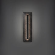 Modern Forms WSW218620 Bell Tower 1-lt 20" Tall LED Outdoor Wall Sconce, 4CCT Selectable-Basalt Stone/Black