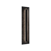Modern Forms WSW218628 Bell Tower 1-lt 28" Tall LED Outdoor Wall Sconce, 4CCT Selectable-Basalt Stone/Black
