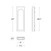 Modern Forms WSW246624 Cadey 1-lt 24" Tall LED Outdoor Wall Sconce