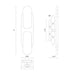 Alora WV357217 Odin 2-lt 17" Tall Wall Sconce