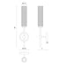 Alora Mood WV491120 Colby 1-lt 20" Tall LED Vanity Light