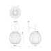 Alora Mood WV579107 Cherise 1-lt 12" Tall Vanity Light