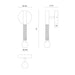 Alora Mood WV612114-UNV Arden 1-lt 14" Tall LED Vanity Light
