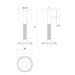 Alora Mood WV616114 Arden 1-lt 14" Tall LED Vanity Light