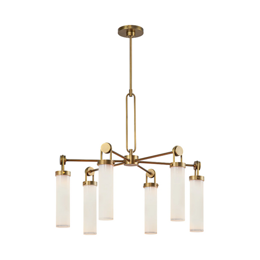 Alora CH355632 Wynwood 6-lt 32" Chandelier - Vintage Brass
