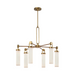 Alora CH355632 Wynwood 6-lt 32" Chandelier - Vintage Brass