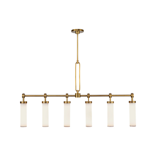 Alora LP355652 Wynwood 6-lt 52" Linear Pendant - Vintage Brass