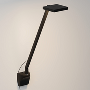 Koncept FCD-1 Focaccia Solo LED Desk Lamp, Wall Mount - Matte Black/Wall Mount