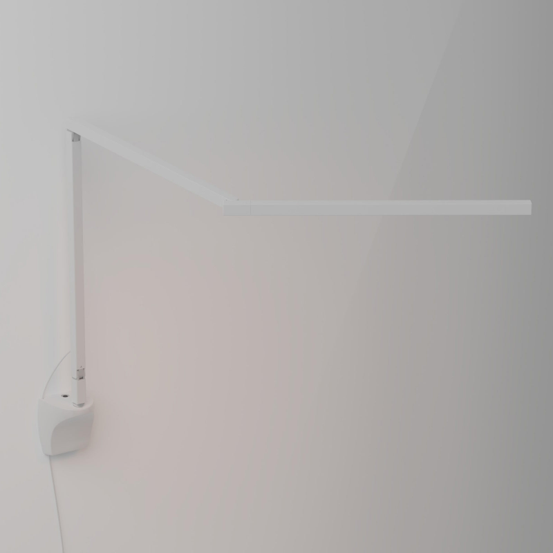 Koncept ZBD3100 Z-Bar Mini Gen 4 LED Desk Lamp, Wall Mount - Matte White/Wall Mount