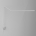Koncept ZBD3000 Z-Bar Gen 4 LED Desk Lamp, Wall Mount - Matte White/Wall Mount