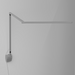 Koncept ZBD3000 Z-Bar Gen 4 LED Desk Lamp, Wall Mount - Silver/Wall Mount