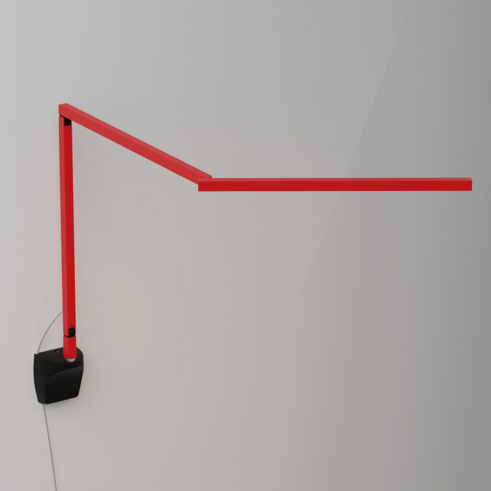 Koncept ZBD3100 Z-Bar Mini Gen 4 LED Desk Lamp, Wall Mount - Matte Red/Wall Mount