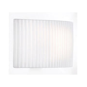Bover Wall Street 32 1-lt 13" Wall Sconce-White Translucent Ribbon