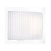 Bover Wall Street 32 1-lt 13" Wall Sconce-White Translucent Ribbon