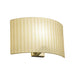 Bover Wall Street 45 1-lt 18" Wall Sconce-White Cotton