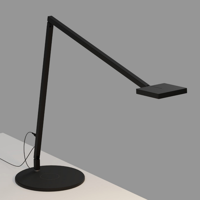 Koncept FCD-2 Focaccia LED Desk Lamp - Matte Black/Wireless Charging Base