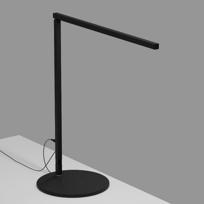 Koncept ZBD1000 Z-Bar Solo Pro Gen 4 LED Desk Lamp - Matte Black/Wireless Charging Base