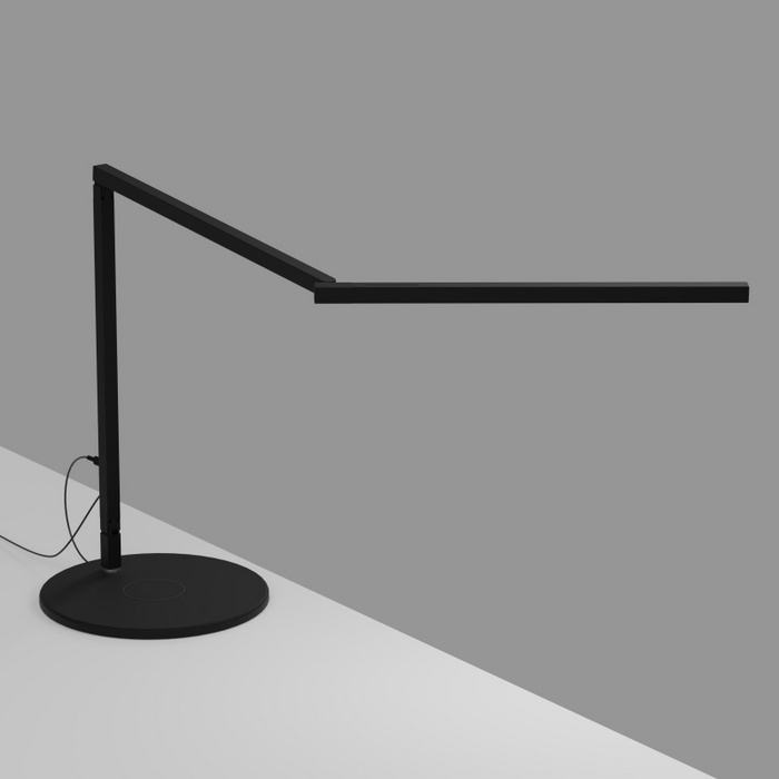 Koncept ZBD3100 Z-Bar Mini Pro Gen 4 LED Desk Lamp - Matte Black/Wireless Charging Base