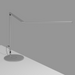 Koncept ZBD3000 Z-Bar Pro Gen 4 LED Desk Lamp - Silver/Wireless Charging Base