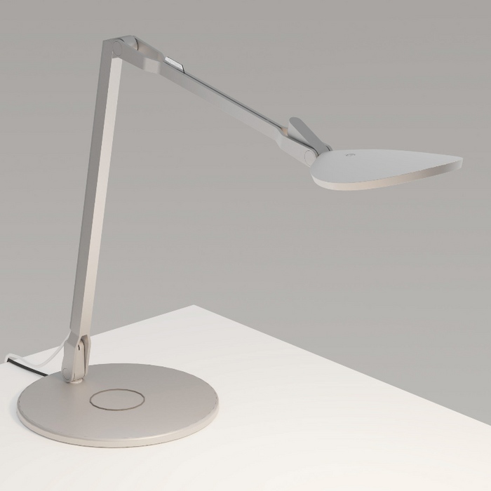Koncept SPY-RCA Splitty Reach Pro Gen 2 LED Desk Lamp - Silver/Wireless Charging Base