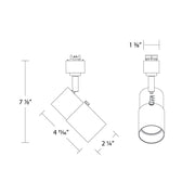 WAC X-10 11W LED Outdoor Track Luminaire