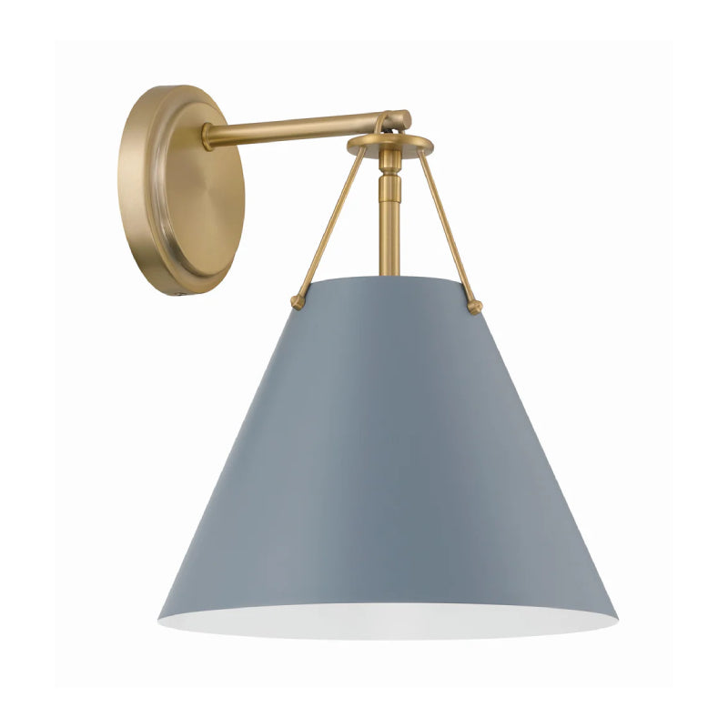 Crystorama XAV-B8311 Xavier 1-lt 13" Tall Wall Sconce - Blue