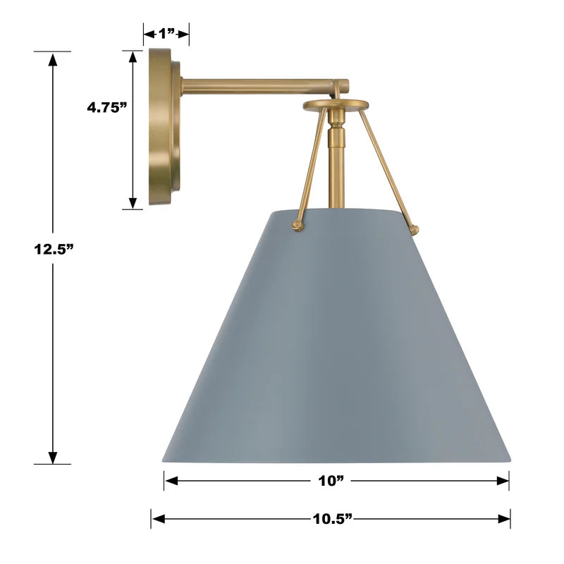 Crystorama XAV-B8311 Xavier 1-lt 13" Tall Wall Sconce