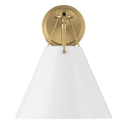Crystorama XAV-B8311 Xavier 1-lt 13" Tall Wall Sconce - White