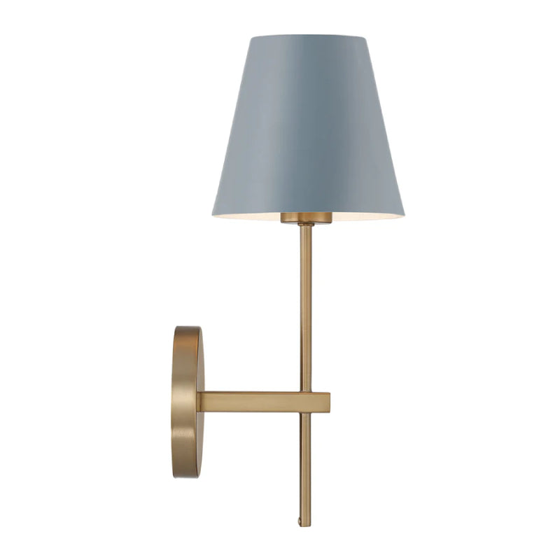 Crystorama XAV-B8321 Xavier 1-lt 15" Tall Wall Sconce - Blue
