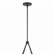 Crystorama XAV-B9304 Xavier 4-lt 32" Chandelier - Matte Black/Black