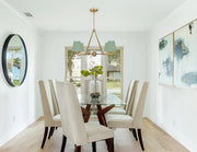 Crystorama XAV-B9304 Xavier 4-lt 32" Chandelier - Green