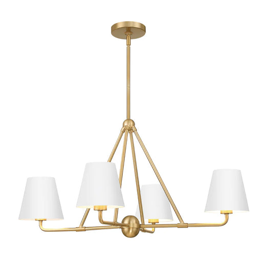 Crystorama XAV-B9304 Xavier 4-lt 32" Chandelier - White