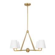 Crystorama XAV-B9304 Xavier 4-lt 32" Chandelier - White