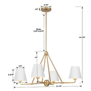 Crystorama XAV-B9304 Xavier 4-lt 32" Chandelier