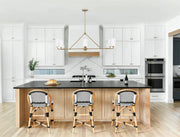 Crystorama XAV-B9306 Xavier 6-lt 46" Linear Chandelier - White