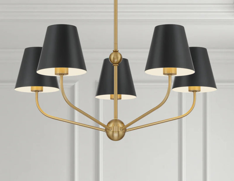 Crystorama XAV-B9315 Xavier 5-lt 28" Chandelier