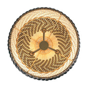 Crystorama ZAN-9003 Zanzibar 3-lt 14" Pendant - Rattan/Black