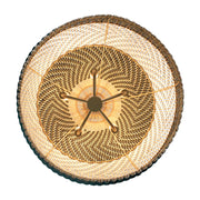 Crystorama ZAN-9005 Zanzibar 5-lt 21" Pendant - Rattan/Black