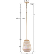 Crystorama ZAN-9011 Zanzibar 1-lt 10" Pendant