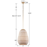 Crystorama ZAN-9013 Zanzibar 3-lt 16" Pendant