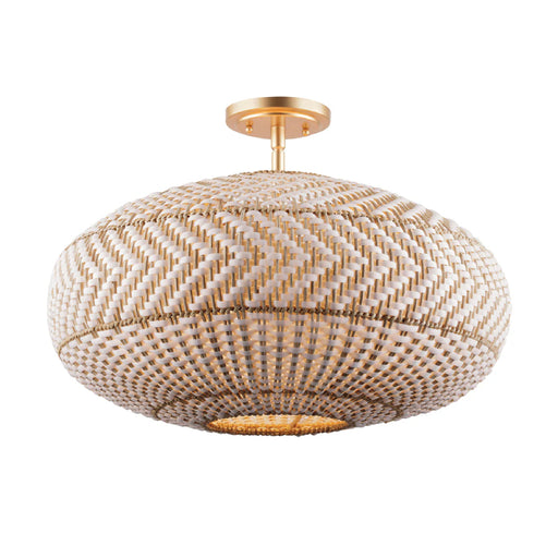 Crystorama ZAN-9014-CEILING Zanzibar 4-lt 22" Semi Flush Mount