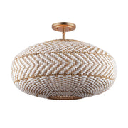 Crystorama ZAN-9014-CEILING Zanzibar 4-lt 22" Semi Flush Mount