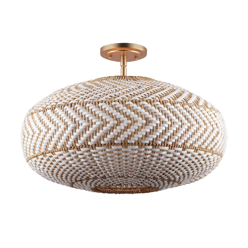 Crystorama ZAN-9014-CEILING Zanzibar 4-lt 22" Semi Flush Mount