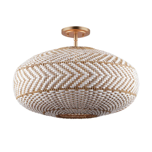 Crystorama ZAN-9014-CEILING Zanzibar 4-lt 22" Semi Flush Mount