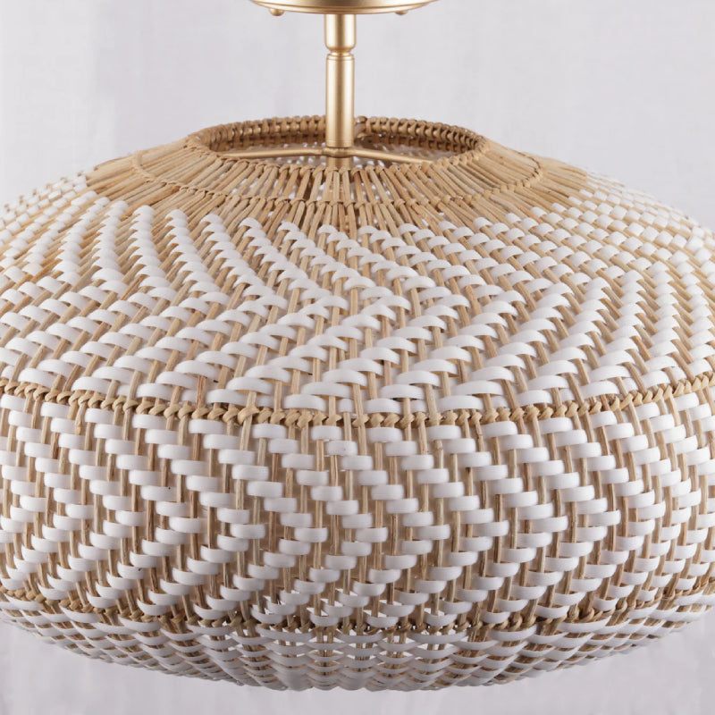 Crystorama ZAN-9014-CEILING Zanzibar 4-lt 22" Semi Flush Mount