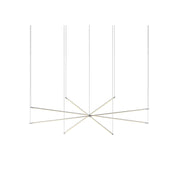Koncept ZBP-36-QS Z-Bar Quad Star 8-lt 76" LED Pendant - Silver